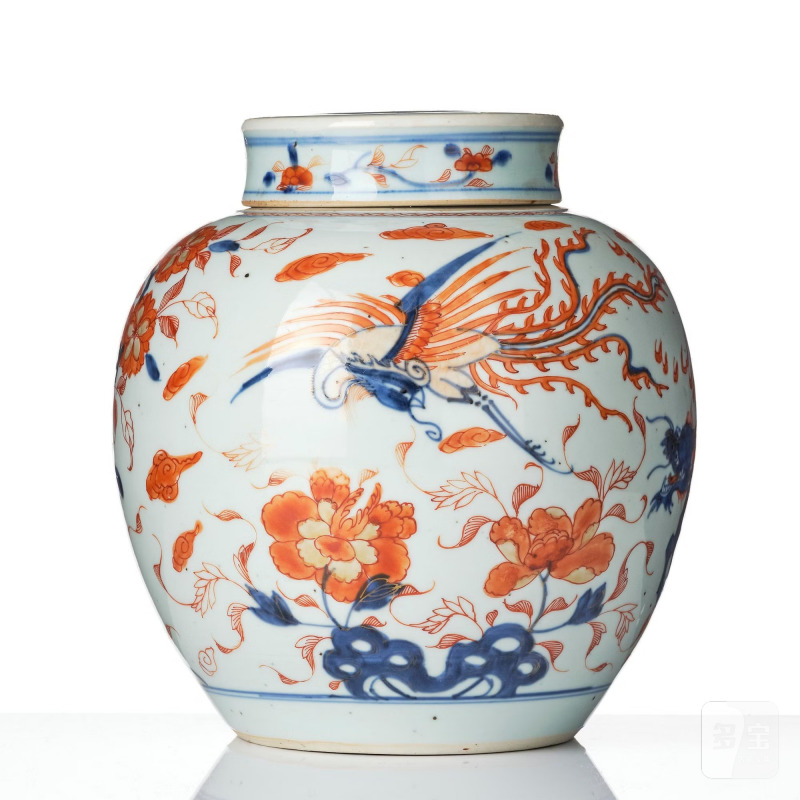 An imari jar wtih cover, - 图3
